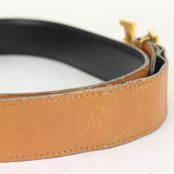 Hermès Black x Brown x Gold 32mm Reversible H Logo main image 9
